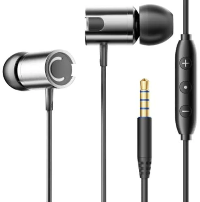 Main image of BYZMODLX 3.5mm Wired Earphones,Portable in-Ear Earbuds for Home, Office and Travel(Silver)