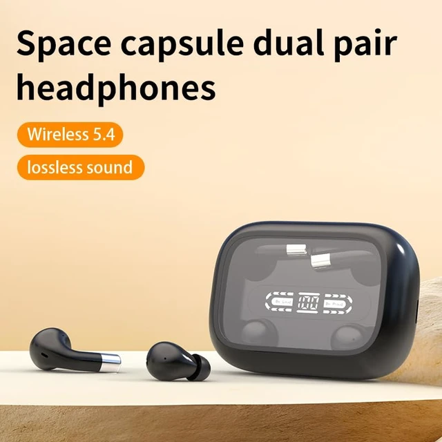 Alt view image 5 of 7 - Lunvaxo Mini Wireless Bluetooth Earphones,Sleep and Sports Earphones Set,Discreet in-Ear Earphones for Small Ear Canals, Noise Cancelling,Skin-Friendly, Ideal for Women and Work Use (Black)