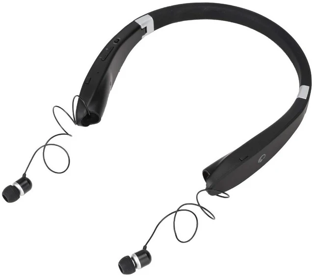 Main image of SX-991 Bluetooth Wireless Stereo Neckband Earbuds, Foldable Neck Hanging Type Telescopic Headset, CVC Broadband Noise Reduction, Smart Matching Connection for Tablet, Laptop, Desktop and Cell Phone