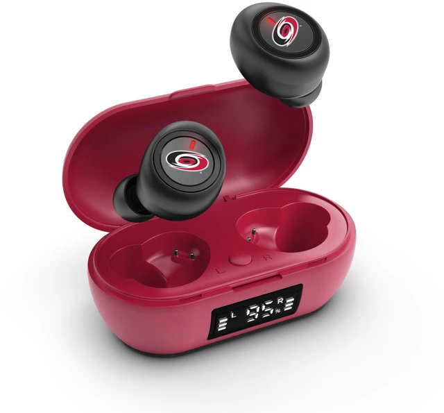 Main image of SOAR NHL True Wireless Earbuds v.7, Carolina Hurricanes