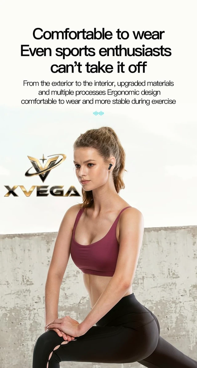 Alt view image 6 of 7 - XVEGA BY-16 TWS Earbuds with ANC/ENC, Wireless 5.4, Smart LCD Display | BY-16 Hi-Fi Audio, Wireless, Charging Case, Digital Display Case, Active Noise Cancelling, ENC Call Noise Reduction