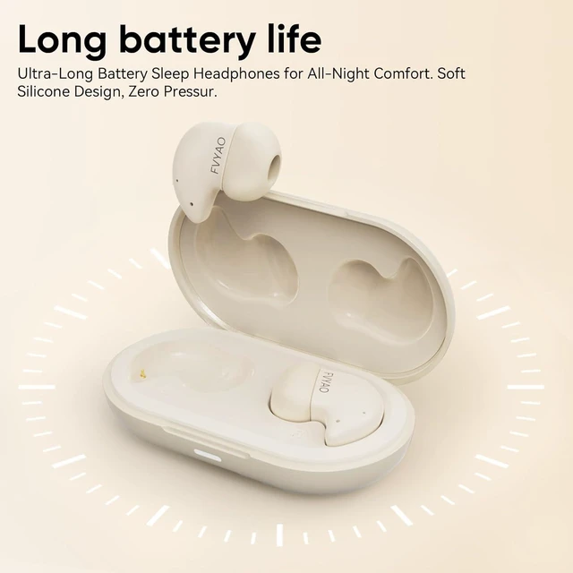 Alt view image 6 of 7 - BUGANI Sleep Earbuds for Side Sleepers, Sleep Bluetooth Headphones | Ear Buds Sleeping Wireless Bluetooth 5.4, 42H Playtime, Mini Invisible Buds for Sleeping, Hidden Earbuds for Small Ears