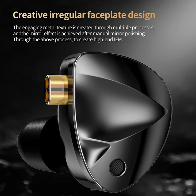 Alt view image 7 of 7 - KZ DFi Tunable IEM Eabuds for Audiophile,KZ HiFi Dyanmic Driver in Ear Monitor Heavy Bass in Ear Headphone,Stereo DJ Earphone (No Switch, Without Mic)