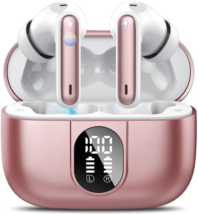 Main image of Csasan Ai Translation Earbuds Real Time,3-in-1 Buletooth 5.3 Translator Earbuds with 6 Translation Modes/164 Languages,No Subscription Required Translatior Headphones, Rose