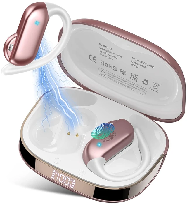 Main image of Ai Translation Earbuds Real Time, 3-in-1 Buletooth 5.4 Translator Earbuds with 6 Translation Modes/164 Languages/No Subscription Required, Rose