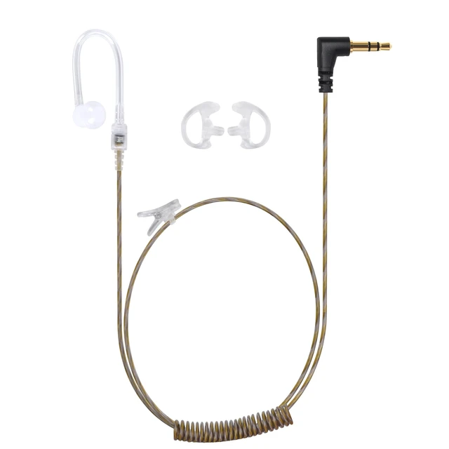 Alt view image 2 of 7 - Pdflie 3.5mm Police Listen Only Earpiece, Covert High Definition, Single Ear