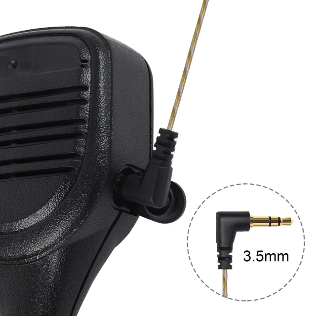 Alt view image 4 of 7 - Pdflie 3.5mm Police Listen Only Earpiece, Covert High Definition, Single Ear