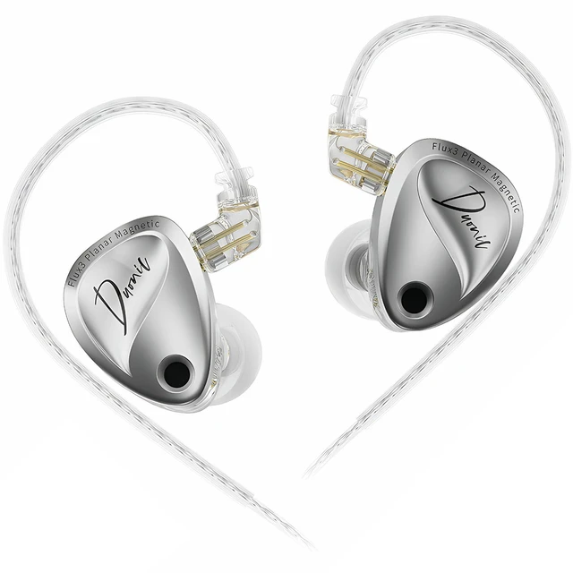 Main image of KZ-Duonic Dynamic Driver + Self-Developed Three-Magnet Planar Driver HiFi Headphones Hybrid Dual-Driver in-Ear Earbuds Designed for audiophiles, Featuring Detachable Cable (Without mic, Silver)