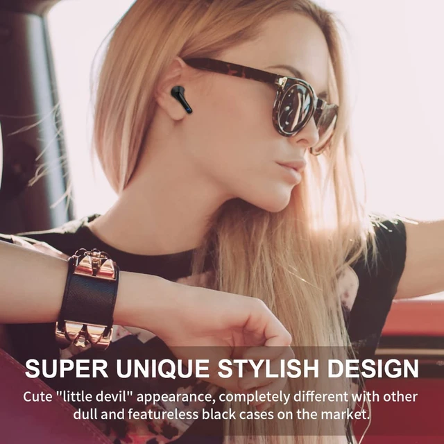 Alt view image 6 of 7 - Togetface Wireless Earbuds Bluetooth, 2024 New Kids Wireless Earbuds Noise Reduce Bluetooth 5.1 Waterproof Sport TWS Stereo Headphones with Built-in Mic for iOS/pad/Phone.