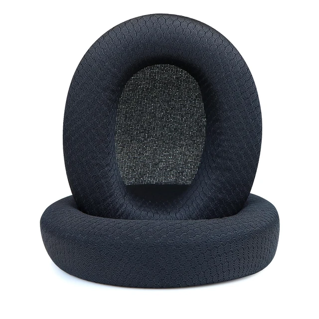 Alt view image 2 of 7 - SINOWO Replacement Earpads for Skullcandy Crusher ANC 2 Over-Ear Noise Canceling Wireless Headphones, Ear Pads Cushions with Noise Isolation Memory Foam(Mesh Fabric,Black)