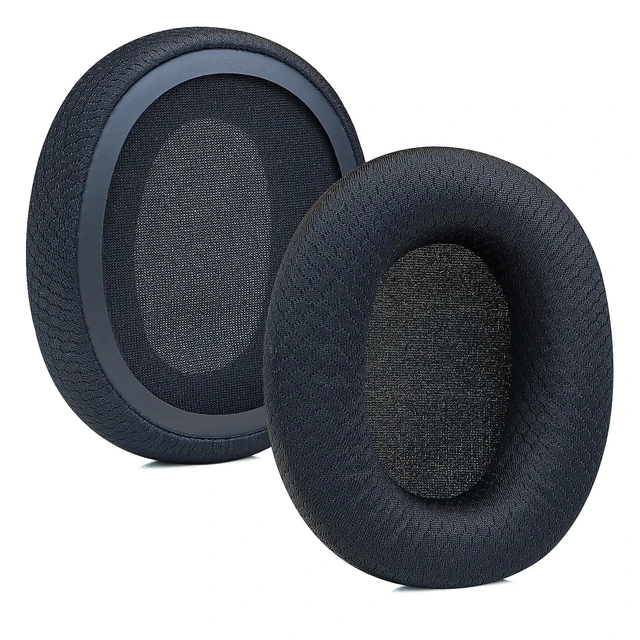 Alt view image 3 of 7 - SINOWO Replacement Earpads for Skullcandy Crusher ANC 2 Over-Ear Noise Canceling Wireless Headphones, Ear Pads Cushions with Noise Isolation Memory Foam(Mesh Fabric,Black)