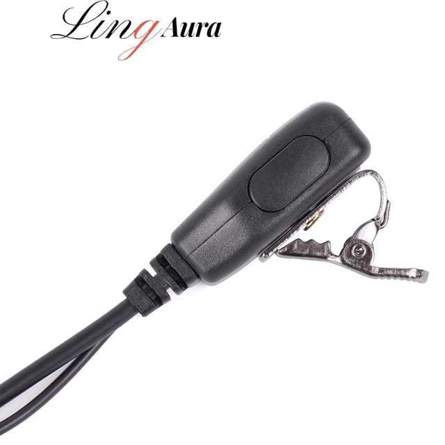 Alt view image 4 of 7 - Case of 10 Walkie Talkie Earpiece with Mic - 2 Pin D-Type Radio Earpiece, Compatible with Baofeng UV-5R Retc15/RT22 RT21 H-777 RT68 BF-888S 2 Way Radios (10 Pack)