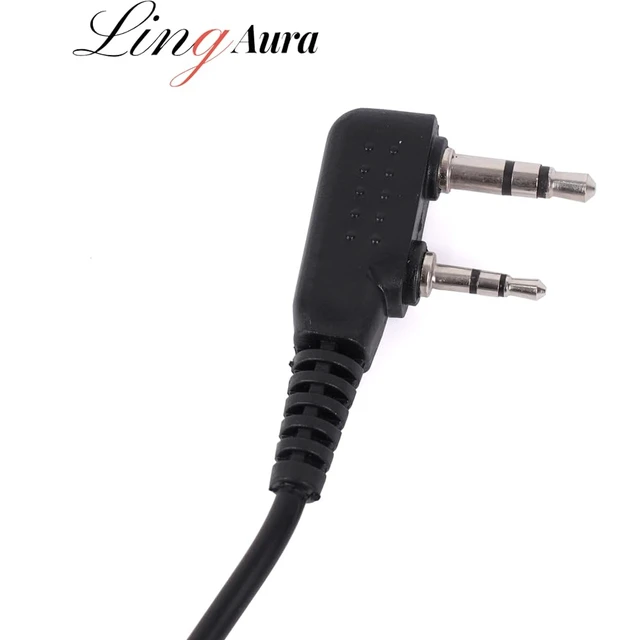 Alt view image 5 of 7 - Case of 10 Walkie Talkie Earpiece with Mic - 2 Pin D-Type Radio Earpiece, Compatible with Baofeng UV-5R Retc15/RT22 RT21 H-777 RT68 BF-888S 2 Way Radios (10 Pack)