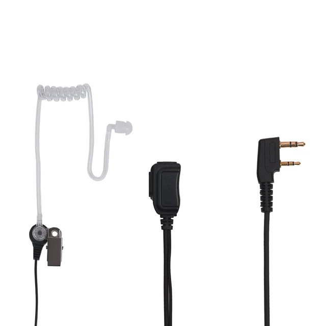 Alt view image 2 of 7 - 2 Way Radio Earpiece Compatible with Kenwood Baofeng UV-5R BF-888S 10PCS | BF-F8HP BF-F9 TK-2107 TK-3107 H777 RT7 RT21 Two Way Radio
