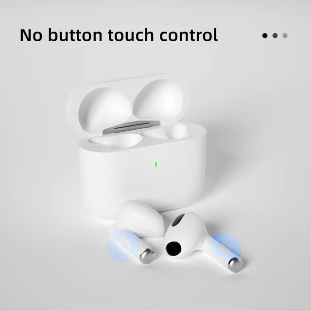 Alt view image 5 of 7 - AAZ Wireless 5.2 Bluetooth Headphones, Wireless Gaming Earbuds with Stereo Sound, in-Ear bass Sports White Headphones with Built-in Microphone