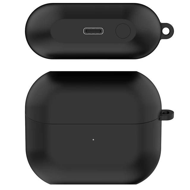 Alt view image 6 of 7 - Inended for Samsung Galaxy Buds 3 FE Charging Case R420,Replacement Charger Station with USB C Cable Wired Earbuds Charging Dock Cradle (Black)