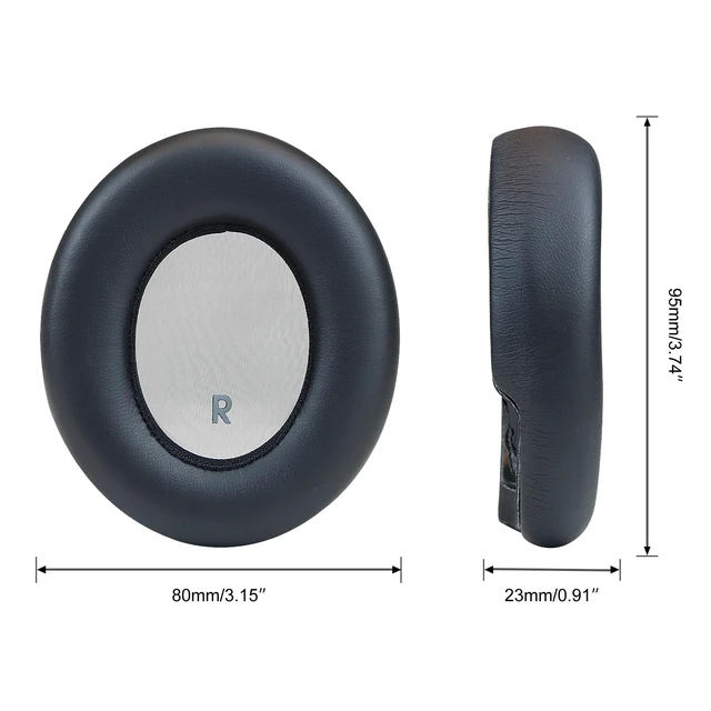 Alt view image 6 of 7 - SINOWO Replacement Ear Pads for JBL Club 950NC/CLUB ONE Adaptive Noise Cancelling Headphone,Earpads Cushions with Noise Isolation Memory Foam,Soft Protein Leather