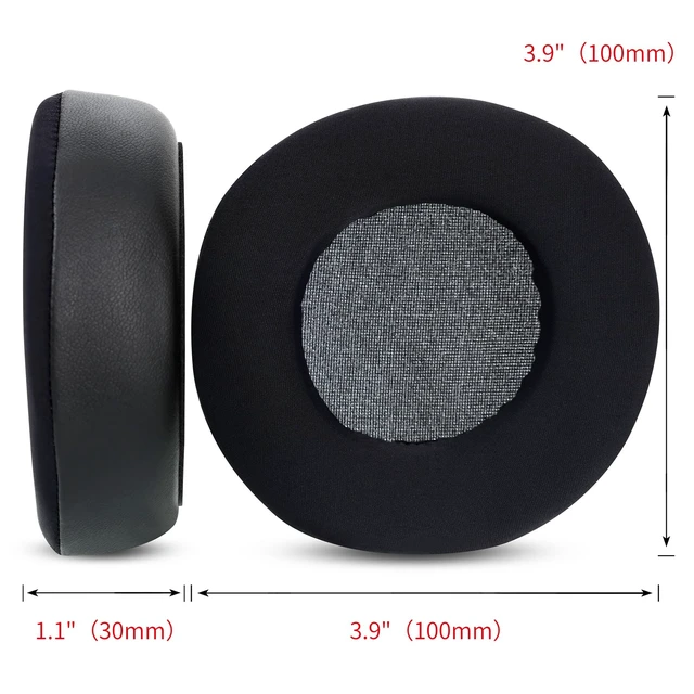 Alt view image 2 of 6 - MMX200 Replacement Earpads for Beyerdynamic MMX100/MMX150 Headband Cushions | Cooling Gel Thickness, & Sound Isolation for Epic Listening-Black