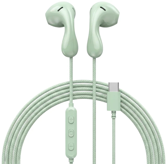 Main image of USB C Wired Earbuds with Built-in DAC Chip, Metal in-Ear Earphones HD Microphone & Volume Control, Stereo Bass Headphones for iPhone 17/16/15 Pro Max, Samsung S26 S25 S24 S23 S22 A54 A53