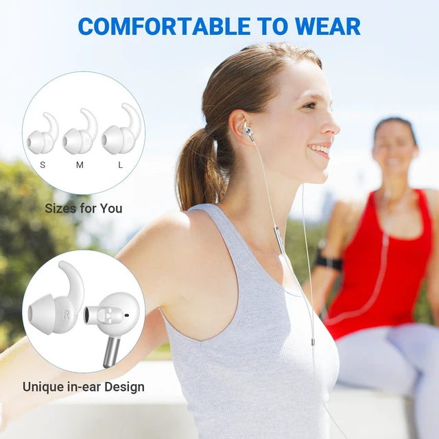 Alt view image 3 of 7 - ASKUBSKU Wired Earbud USB C for Samsung Galaxy S26 S25 Ultra S24+ S23 White | Comfort USBC Headphone with Mic HiFi Bass Magnet Case, Type C Corded Ear Bud for iPhone 18 Pro Max Duo 17 16 Plus/iPad A16