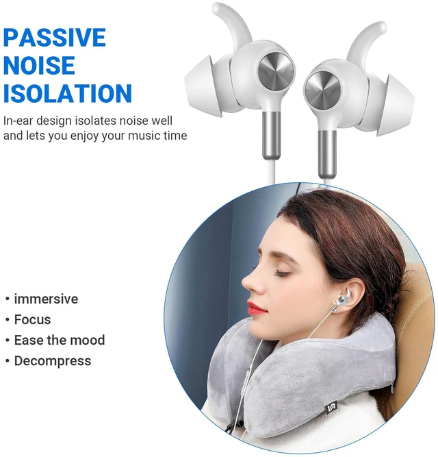 Alt view image 4 of 7 - ASKUBSKU Wired Earbud USB C for Samsung Galaxy S26 S25 Ultra S24+ S23 White | Comfort USBC Headphone with Mic HiFi Bass Magnet Case, Type C Corded Ear Bud for iPhone 18 Pro Max Duo 17 16 Plus/iPad A16
