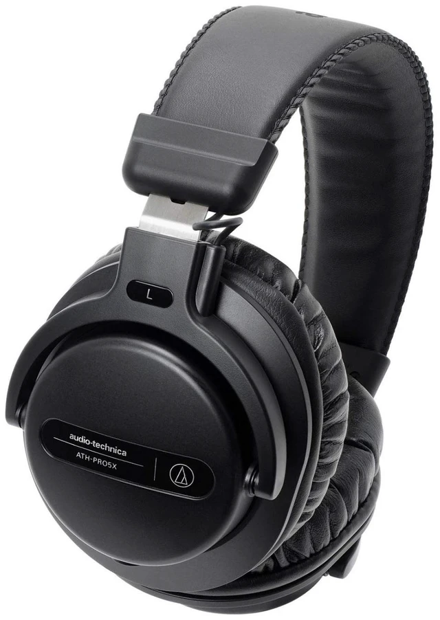 Main image of Audio-Technica ATH-PRO5XBK Professional Over-Ear Closed-Back Dynamic DJ Monitor Headphones, Black