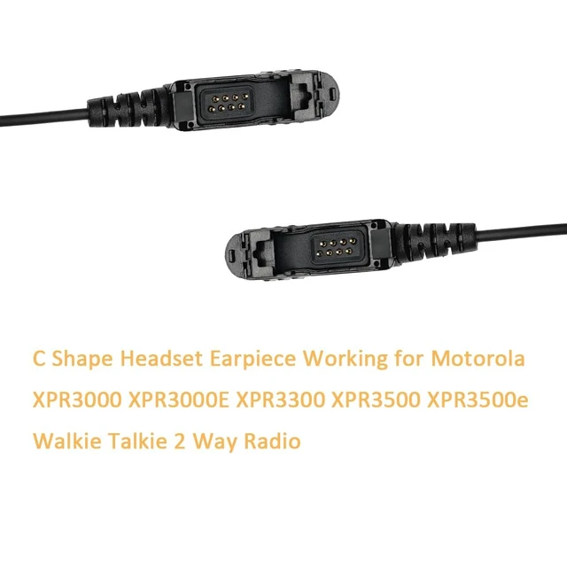 Alt view image 2 of 6 - Walkie Talkie Earpiece Compatible with XPR3500 XPR3550E XPR3300 XPR3300e