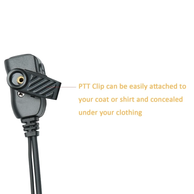 Alt view image 5 of 6 - Walkie Talkie Earpiece Compatible with XPR3500 XPR3550E XPR3300 XPR3300e
