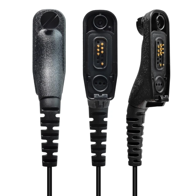 Alt view image 4 of 7 - HYS APX 6000 APX 7000 APX 8000 in-Ear Balanced Armature Dynamic Single Ear Earpiece with PTT&Mic, 1 Wire Police Tactical Earpiece for Motorola APX4000 XPR 7550e Handheld Portable Two Way Radio