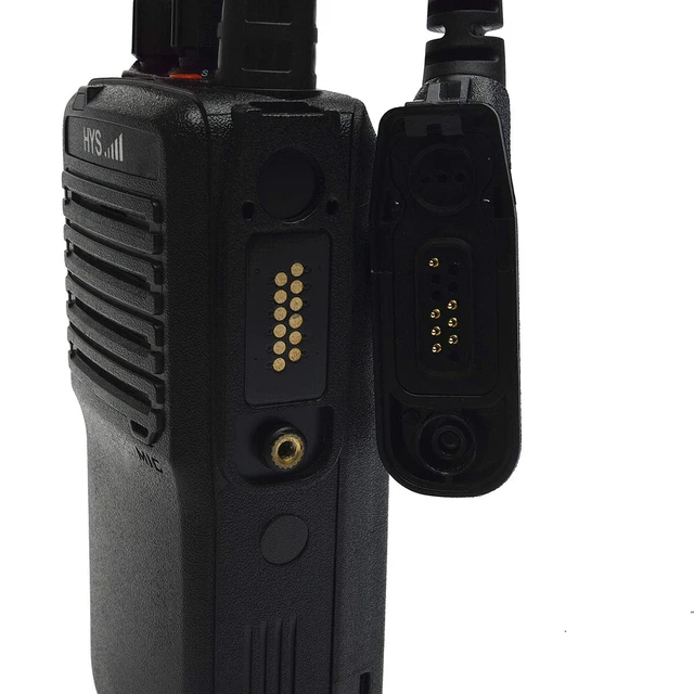 Alt view image 5 of 7 - HYS APX 6000 APX 7000 APX 8000 in-Ear Balanced Armature Dynamic Single Ear Earpiece with PTT&Mic, 1 Wire Police Tactical Earpiece for Motorola APX4000 XPR 7550e Handheld Portable Two Way Radio