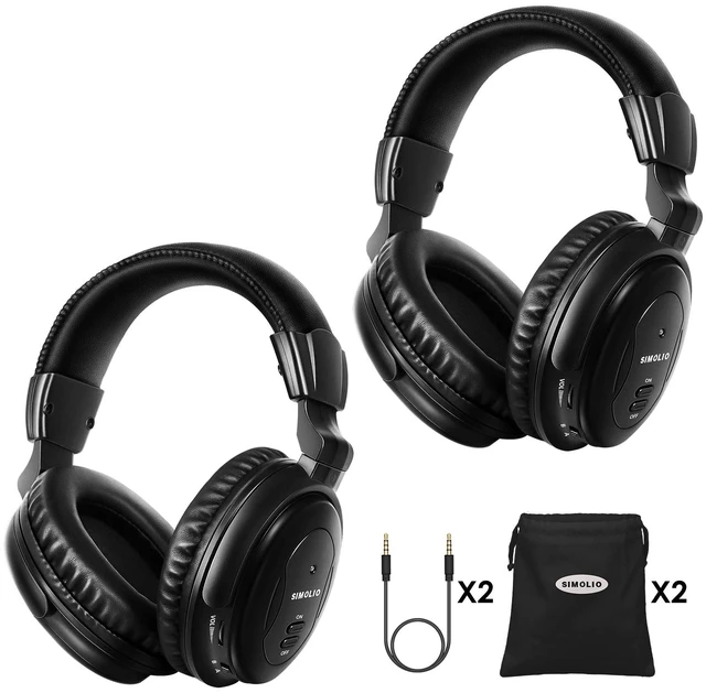 Main image of Over-Ear IR Headphones for Car DVD, uConnect VES, Chrysler Pacifica | Universal Infrared w/AUX Cord for Honda Odyssey, Dodge Grand Caravan, Chevy Suburban, GMC Yukon, Nissan Armada,Jeep 2006-2022
