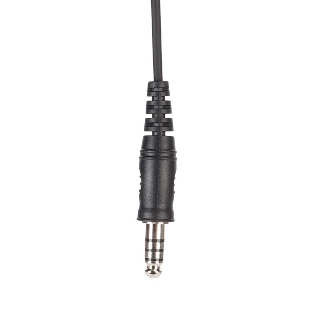 Alt view image 7 of 7 - Emoshayoga Motorbike Helmet Earpiece Mic , Stable Transmission 7 . 1mm Plug Two Way Radio Earpiece Mic Clear Sound Impact Prooffor U94 PTT