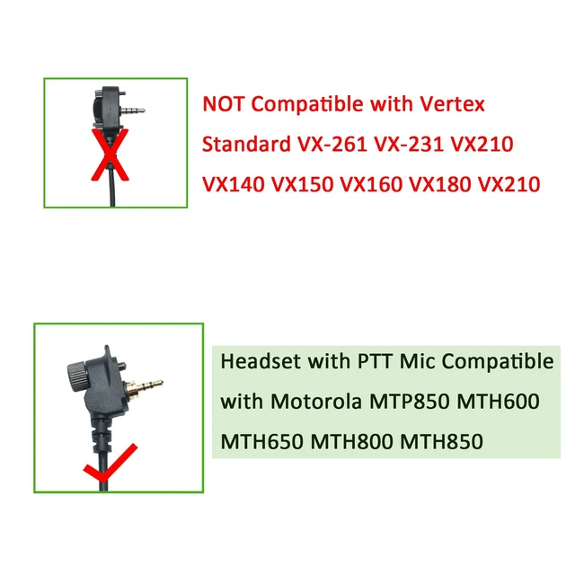 Alt view image 2 of 6 - BVMAG Speaker Mic Compatible with Motorola MTP850 MTH600 MTH650 MTH800