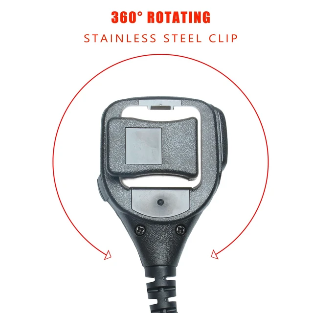 Alt view image 3 of 6 - BVMAG Speaker Mic Compatible with Motorola MTP850 MTH600 MTH650 MTH800