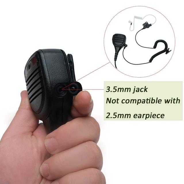 Alt view image 5 of 6 - BVMAG Speaker Mic Compatible with Motorola MTP850 MTH600 MTH650 MTH800