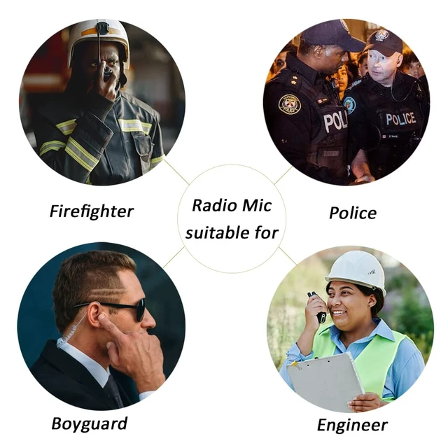 Alt view image 6 of 6 - BVMAG Speaker Mic Compatible with Motorola MTP850 MTH600 MTH650 MTH800