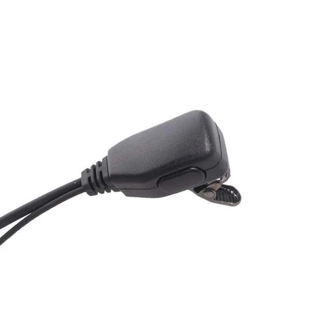 Alt view image 6 of 7 - HEOPBIRD G-Shape Threaded 1-Pin Earpiece Compatible with EVX-261 10-Pack | 10-pack 3.5mm threaded screw lock G-hook headsets with PTT mic compatible with Vertex Standard VX-261 VX-231 radios