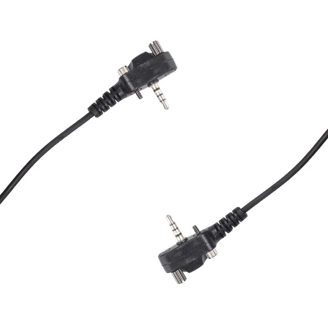 Alt view image 7 of 7 - HEOPBIRD G-Shape Earpiece Compatible with Vertex Standard VX-261 5-Pack | 3.5mm threaded earpieces with PTT mic compatible with Vertex VX-231 VX-351 EVX-531 radios