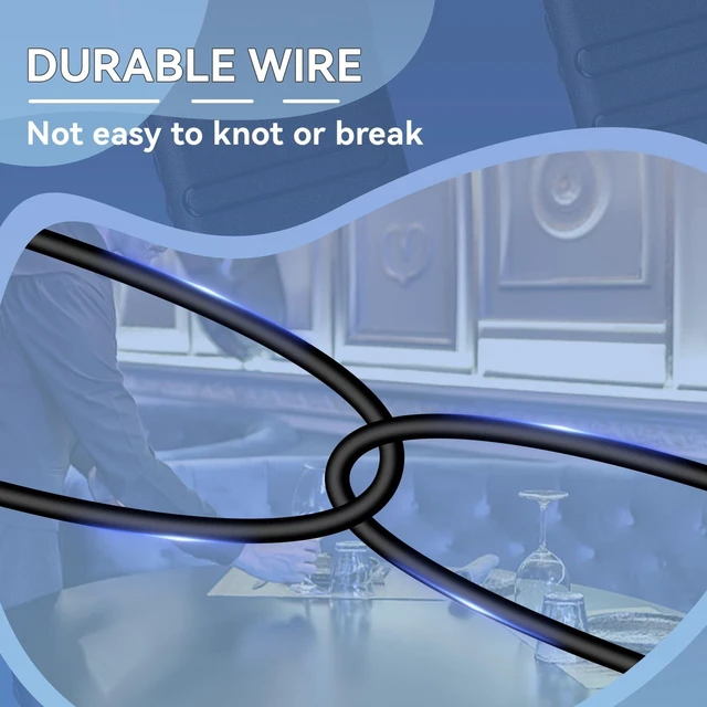 Alt view image 7 of 7 - Retevis RT22P Radio Earpiece, Compatible with Retevis B3H/B3S/RB19/RB19P | Covert Tube, 1 Pin 3.5mm Two Way Radio Earpiece, Walkie Talkie Earpiece with Mic(4 Pack)