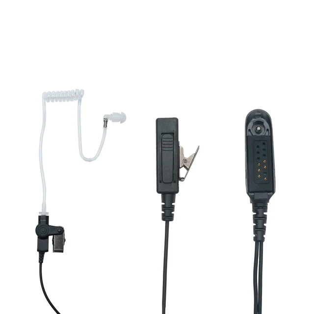 Alt view image 2 of 7 - BVMAG 2 Wire Covert Acoustic Tube Earpiece Compatible with Motorola Ht1250 | Ht750 HT1550 GP328 GP330 GP340 GP360 MTX850 MTX950 Walkie Talkie Two Way Radio