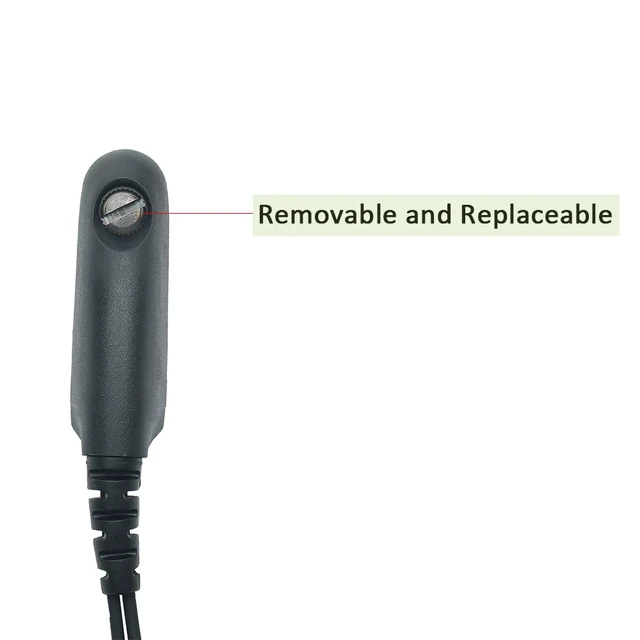 Alt view image 5 of 7 - BVMAG 2 Wire Covert Acoustic Tube Earpiece Compatible with Motorola Ht1250 | Ht750 HT1550 GP328 GP330 GP340 GP360 MTX850 MTX950 Walkie Talkie Two Way Radio
