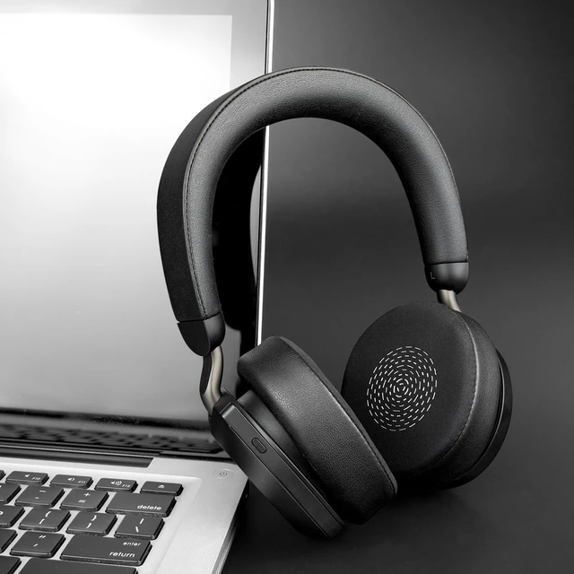 Alt view image 3 of 7 - SOULWIT Cooling Ear Cushions for Jabra Evolve2 75 - Black | (Not Fit Evolve 75), Earpads for Evolve2 75 On-ear Headphones