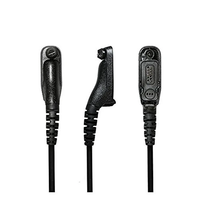 Alt view image 2 of 7 - Caroo 2-Wire Surveillance Earpiece Compatible with Motorola APX6000 | Acoustic tube 2-wire surveillance kit with PTT microphone compatible with Motorola APX8000 XPR7550 XPR6550 radios