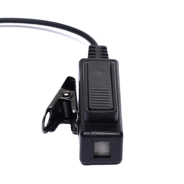 Alt view image 4 of 7 - Caroo 2-Wire Surveillance Earpiece Compatible with Motorola APX6000 | Acoustic tube 2-wire surveillance kit with PTT microphone compatible with Motorola APX8000 XPR7550 XPR6550 radios