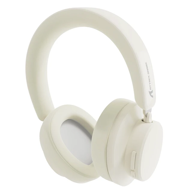 Main image of ATTACK SHARK G500 Wireless Active Noise Cancelling Over-ear Headphones, Bluetooth 5.3 Dual-mode Link, Built-in Microphone, 5.1 Channel Stereo, Suitable for Travel, Study, and Gaming(Cheese)