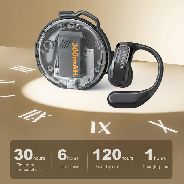 Alt view image 7 of 7 - ERAZER X8 AI Translation Earbuds Real Time 165 Language No Subscription | 3 in 1 Translation Headphones, 30H Playtime Translation Device for Travel Business Learning Compatible with iOS and Android