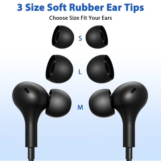 Alt view image 3 of 7 - Wired Earbuds for MFi-Certified Lightning Headphone for iPhone 14 13 12 11 | 90° Degree Angled Stereo Music Corded Earphones with Microphone 3 Sizes Ear Buds Tips Wire Remote Control for Gym Commuting