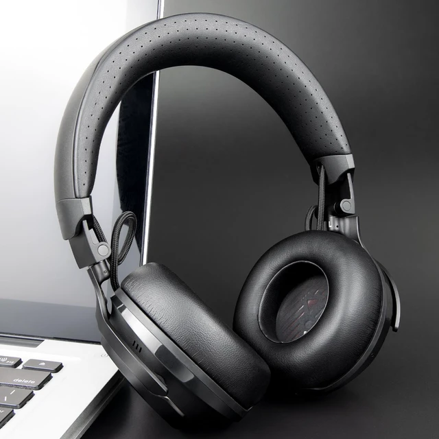 Alt view image 7 of 7 - SOULWIT Replacement Ear Pads for JBL Club700BT/Club 700BT Headphones, Earpads Cushions with Softer Protein Leather, Noise Isolation Foam - Black