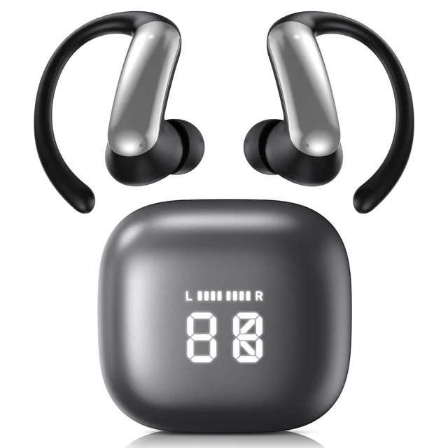 Main image of Wireless Ear Buds,Bluetooth Headphones with ENC Noise Cancelling | 50H Playtime Earphones with LED Power Display,IPX4 Waterproof Earbuds for Sports/Workout,Smartphone,Laptop,Computer