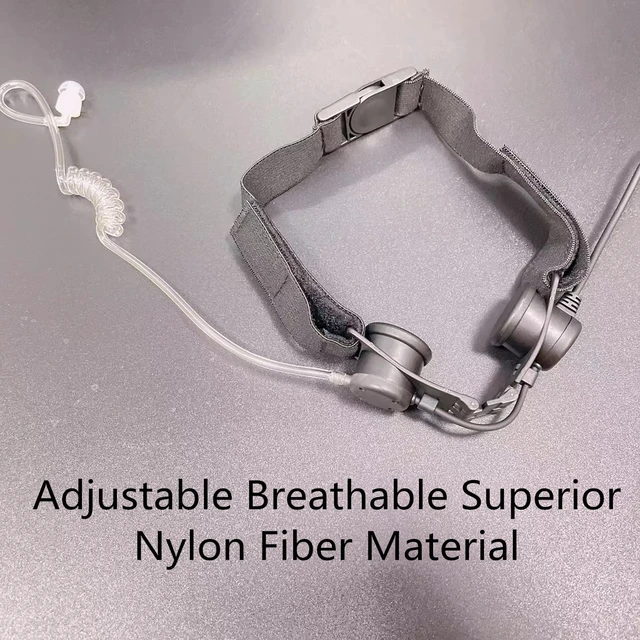 Alt view image 2 of 7 - Pdflie Throat Mic for Baofeng UV-5R UV-82 UV-82HP BF-888S BF-F8HP AR-152 AR-5 Arcshell Retevis RT17 RT18 RT19 RT21 RT22 RT27 RT68 RB26 RT7 H-777 Kenwood 2Pin Radios